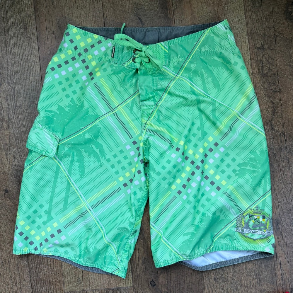 Quiksilver Board‎ Shorts Mens 29 Green
